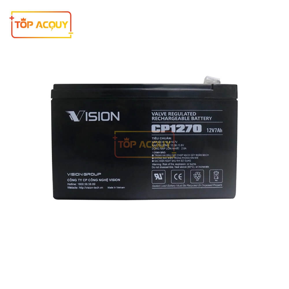 ẮC QUY VISION 12V - 7AH CP1270