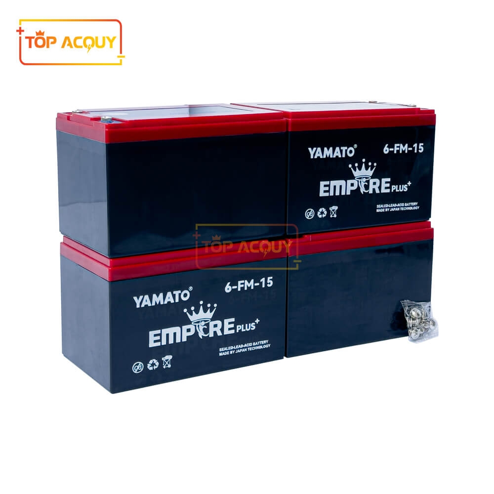 ẮC QUY YAMATO EMPIRE PLUS+  12V-15AH 6-FM-15