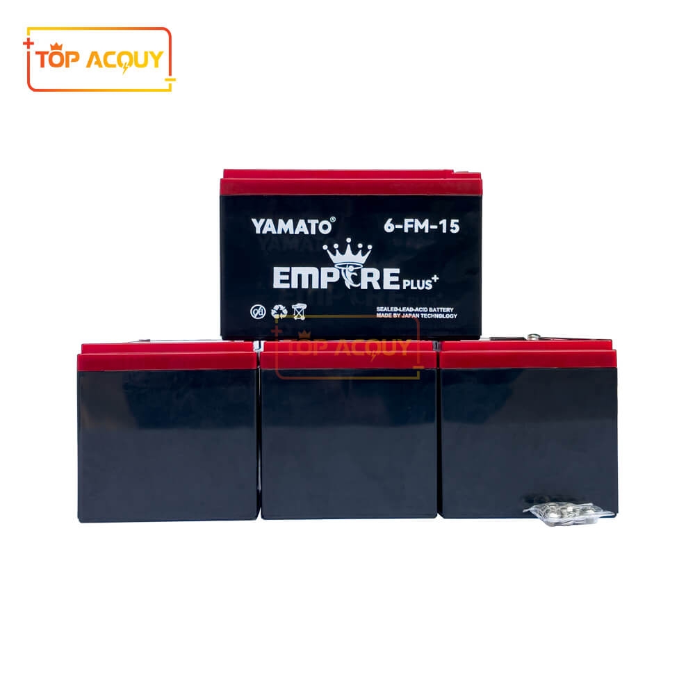 ẮC QUY YAMATO EMPIRE PLUS+  12V-15AH 6-FM-15