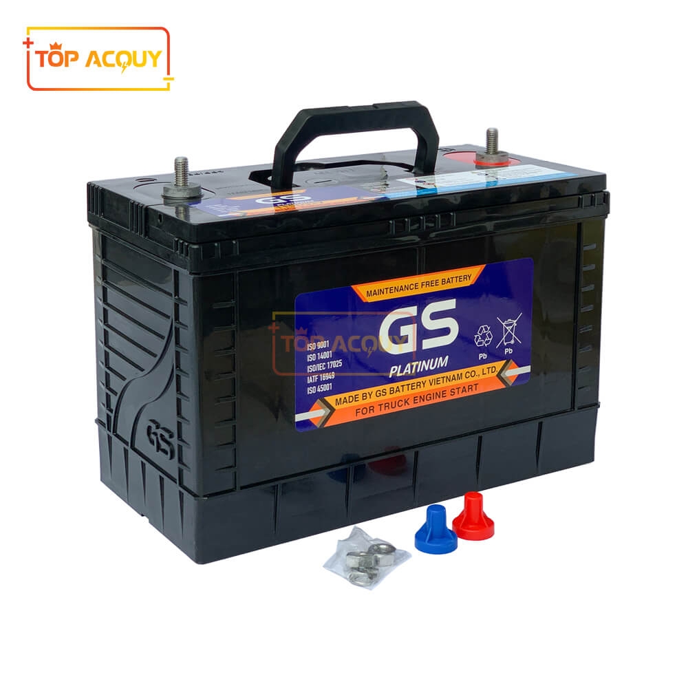 ẮC QUY GS 12V - 100AH 115D33V (XE ĐẦU KÉO/CONTAINER)