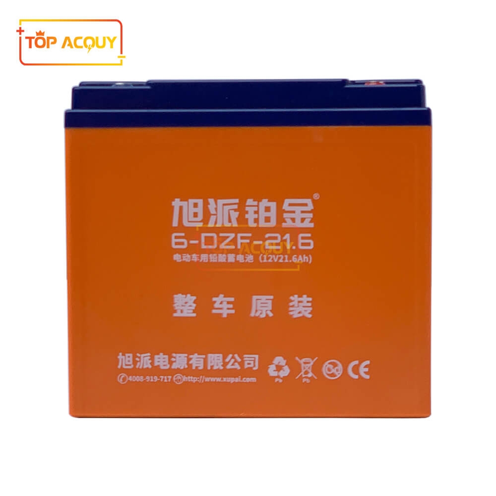 BÌNH ẮC QUY XE MÁY ĐIỆN XUPAI 6-DZF-21.6 12V-21.6AH