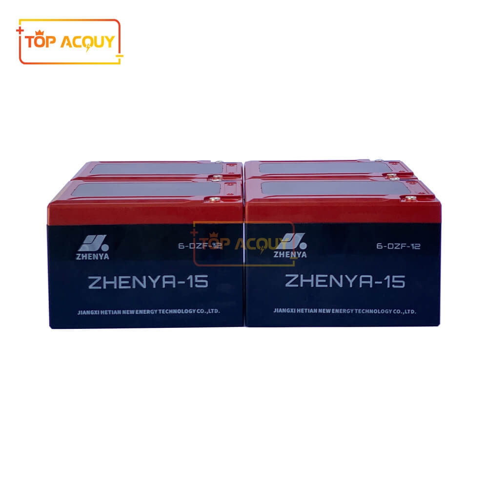 ẮC QUY XE ĐẠP ĐIỆN ZHENYA-15 6-DZF-12 12V-12AH