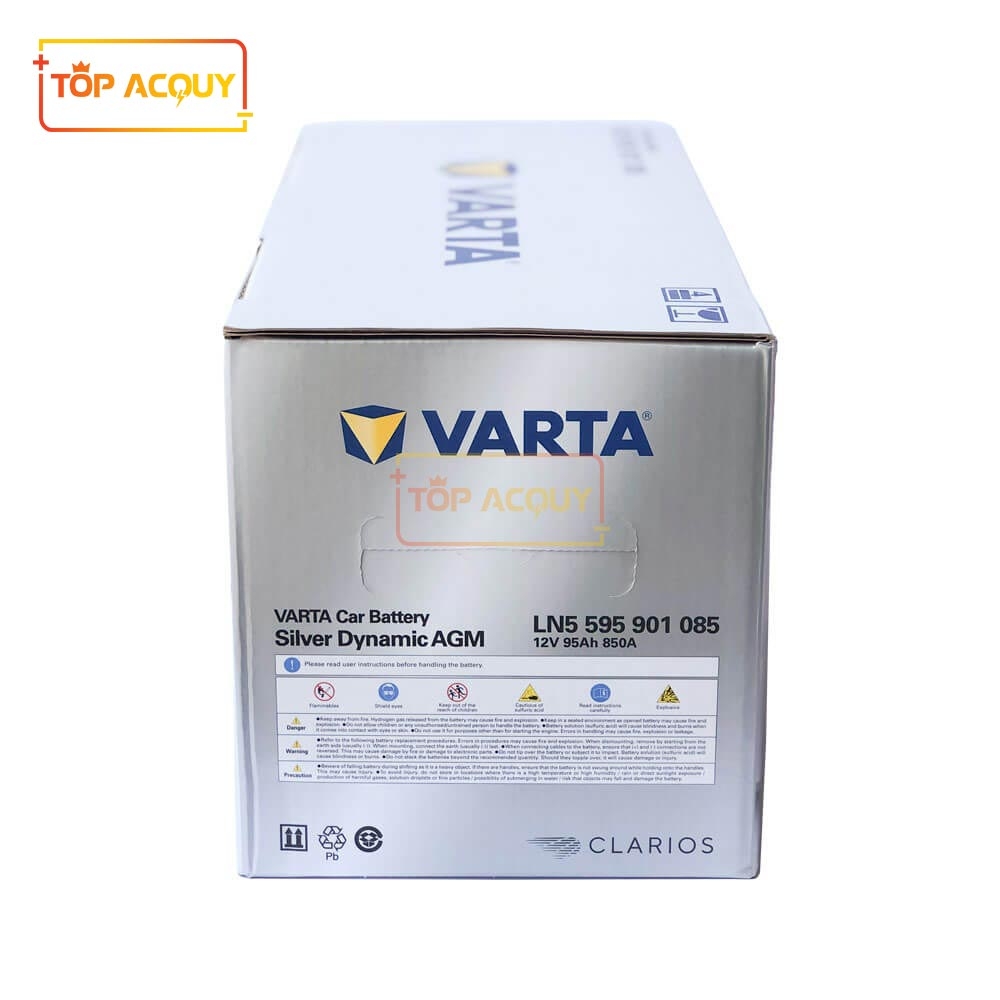 ẮC QUY VARTA 12V - 95AH AGM LN5 595901085 (DIN100L) (ECO/START-STOP)