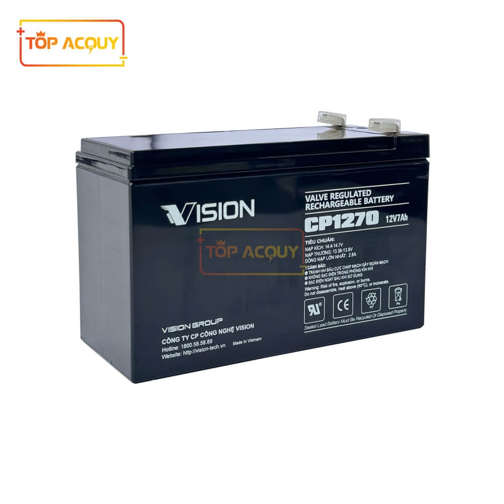 ẮC QUY VISION 12V - 7AH CP1270