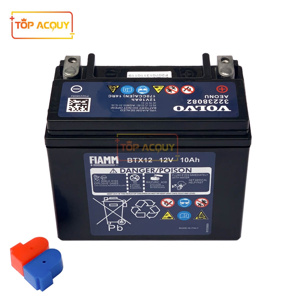 ẮC QUY PHỤ XE VOLVO XC40/CX60/XC90/S90 FIAMM 12V - 10AH 32238082 BTX12 170CCA