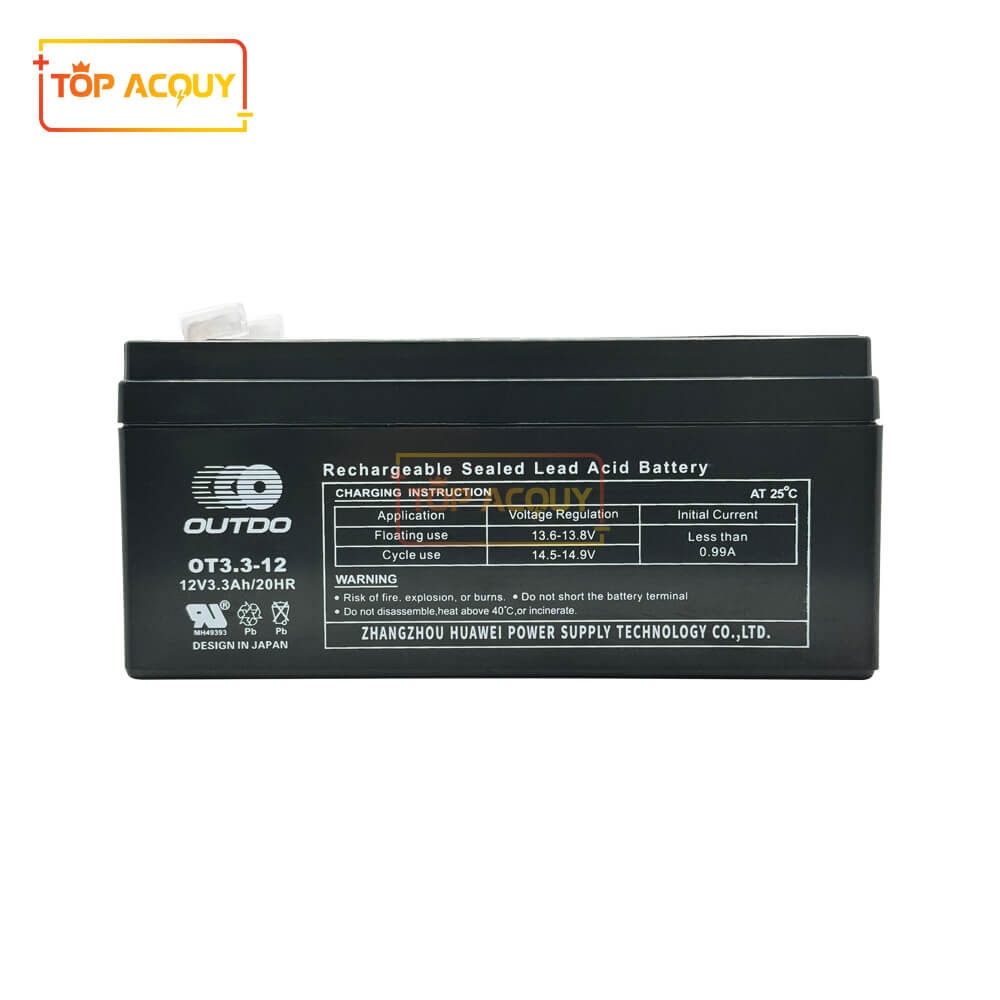 ẮC QUY OUTDO 12V-3.3AH 20HR 3.3-12
