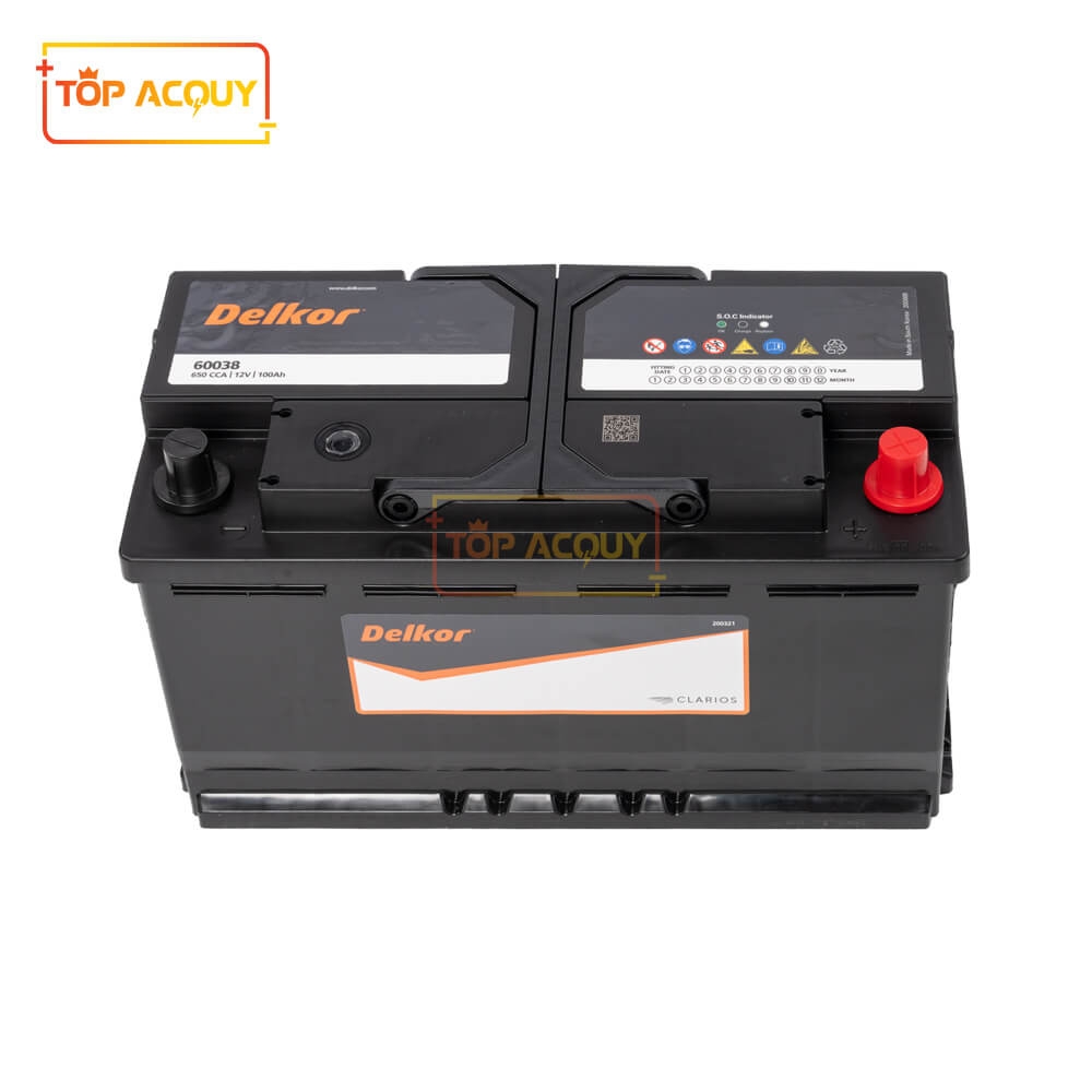 ẮC QUY DELKOR 12V - 100AH MF 60038 DIN100(L)