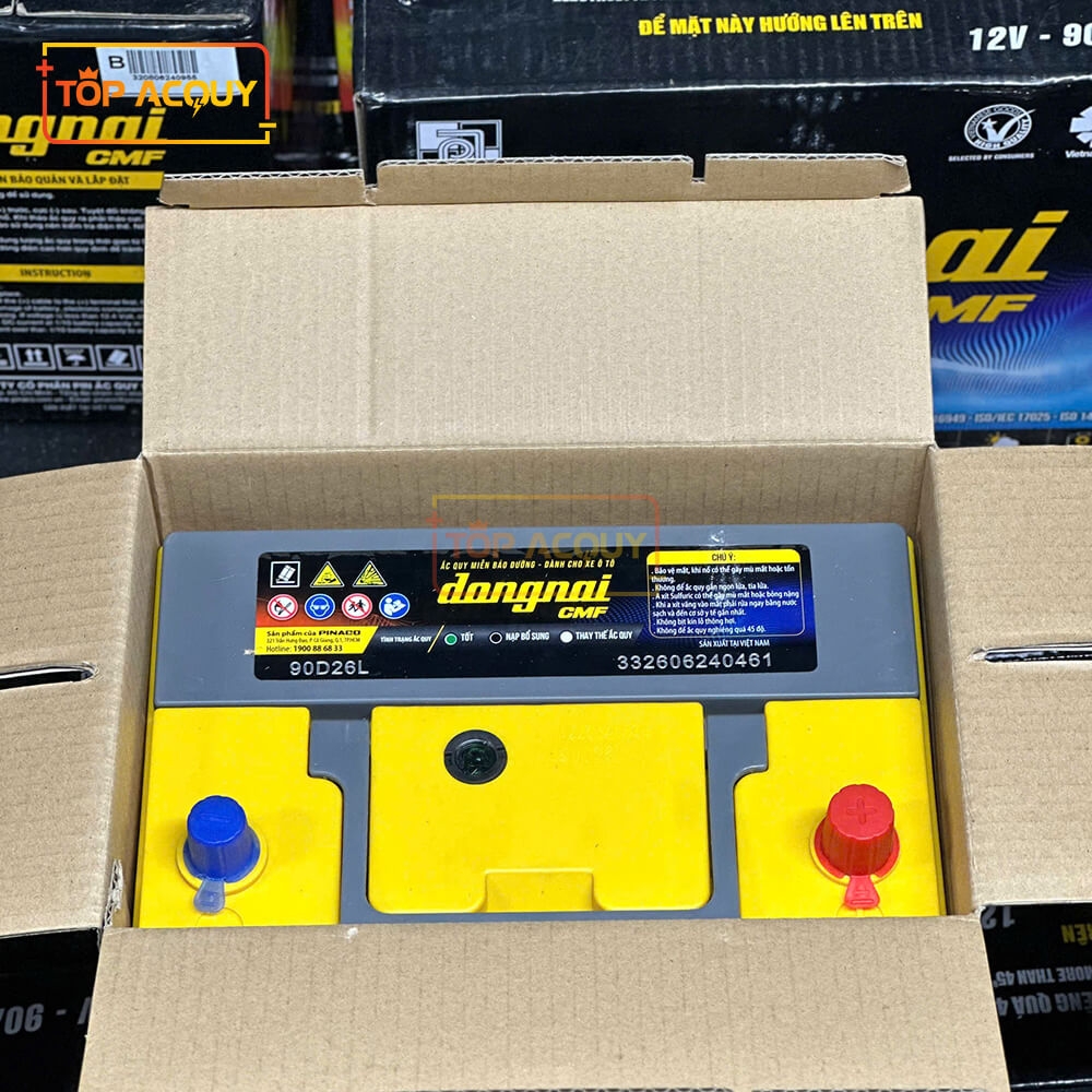 ẮC QUY ĐỒNG NAI 12V - 80AH CMF 90D26L