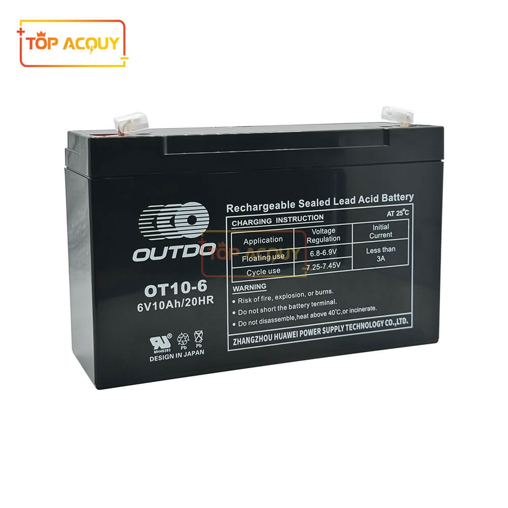 ẮC QUY OUTDO 6V-10AH 20HR OT10-6