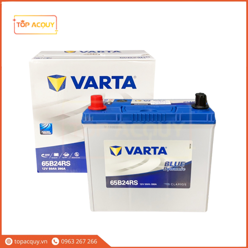 ẮC QUY VARTA 12V - 50AH 65B24RS (VINFAST E34, VF3, VF5, VF6, VF7, VF8, VF9)