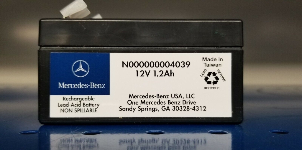 ẮC QUY PHỤ MERCEDES BENZ N000000004039 12V 1.2AH