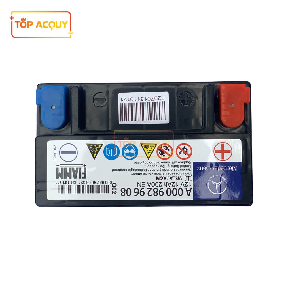 TEST FIAMM 12V - 12AH A0009829608 200A BTX14