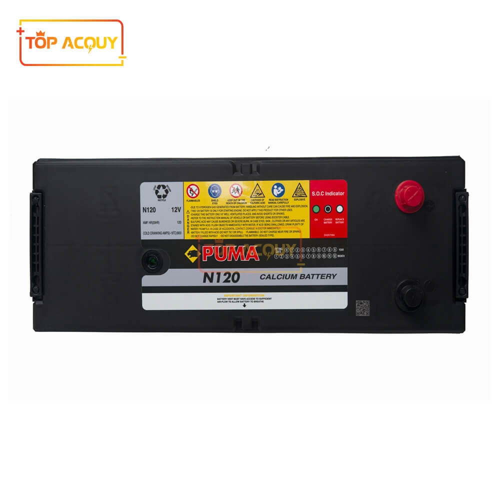 BÌNH ẮC QUY PUMA 12V - 120AH N120