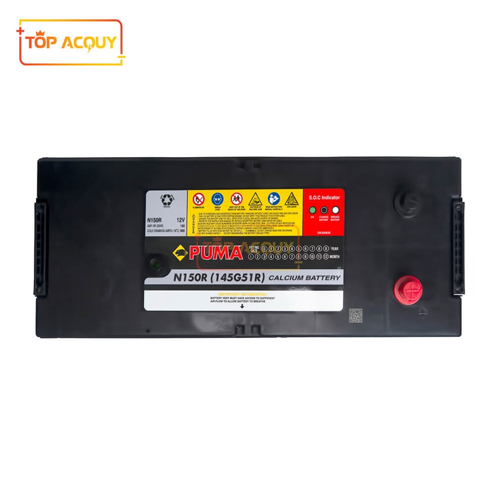 BÌNH ẮC QUY PUMA 12V - 150AH N150(R)