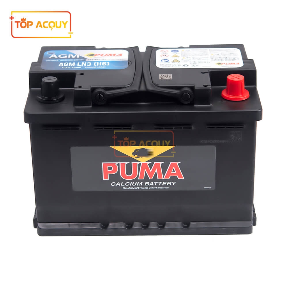 BÌNH ẮC QUY PUMA 12V - 70AH AGM LN3 (H6) (START-STOP PLUS)
