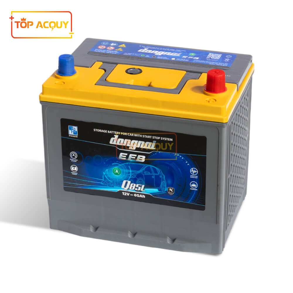 ẮC QUY ĐỒNG NAI 12V - 65AH EFB Q85L (HỖ TRỢ I-STOP/START-STOP)