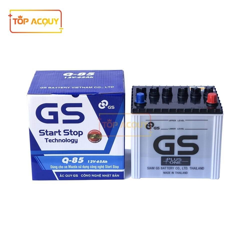 ẮC QUY GS Q85 MF 12V - 65AH (START-STOP)