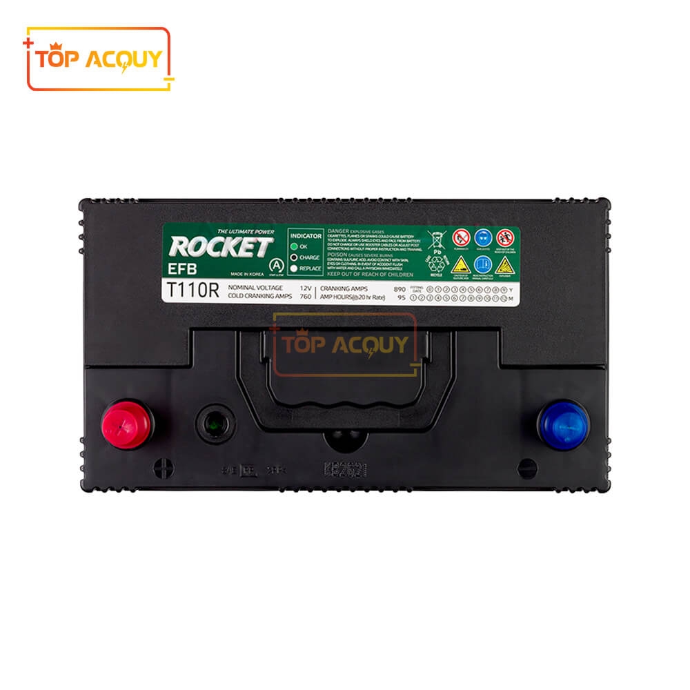 ẮC QUY ROCKET 12V - 95AH EFB T110R (START-STOP)