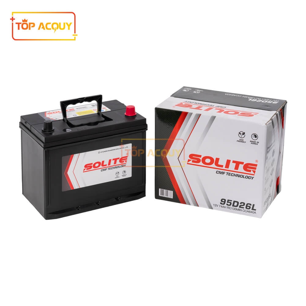 ẮC QUY SOLITE 12V - 74AH CMF95D26L