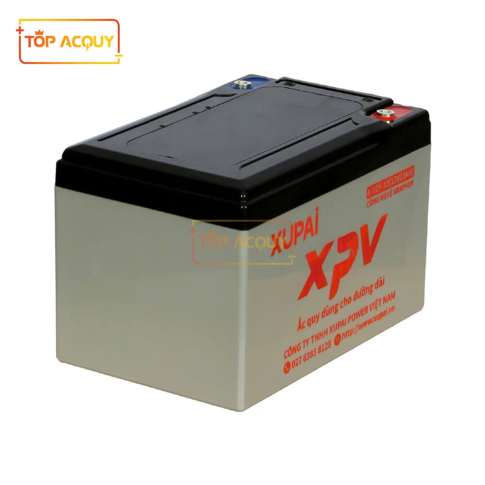 BÌNH ẮC QUY XE ĐẠP ĐIỆN XUPAI XPV (6-DZF-13) 12V - 13AH