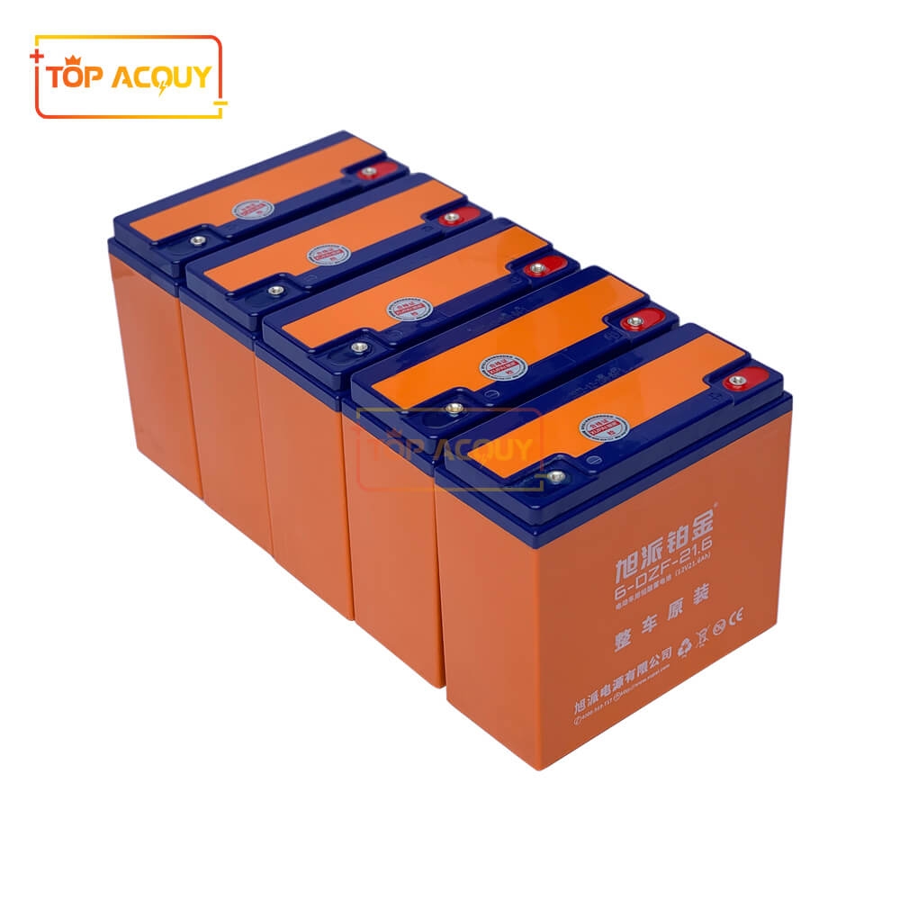 BÌNH ẮC QUY XE MÁY ĐIỆN XUPAI 6-DZF-21.6 12V-21.6AH