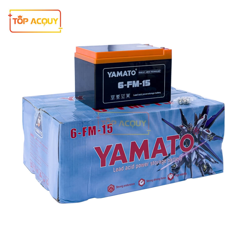 ẮC QUY YAMATO 6-FM-15 12V-15AH