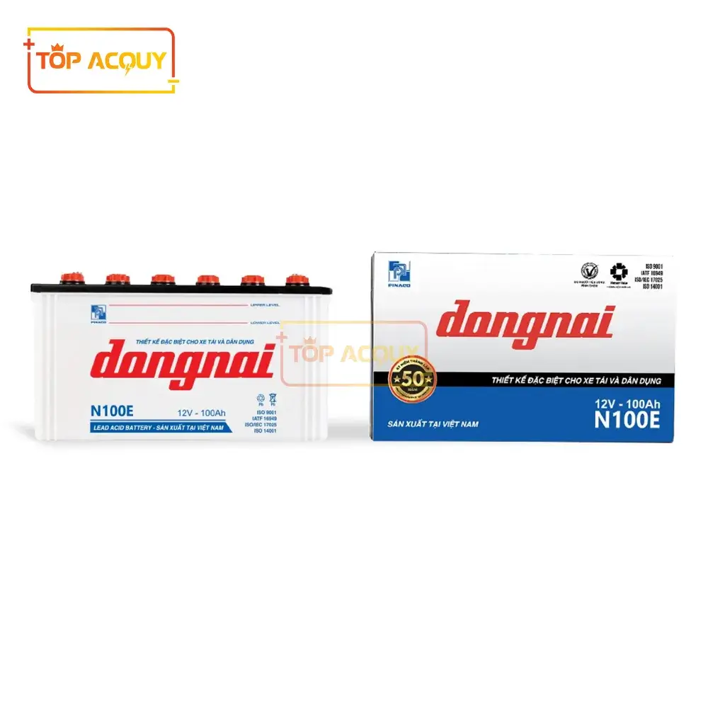 ẮC QUY ĐỒNG NAI 12V - 100AH N100E