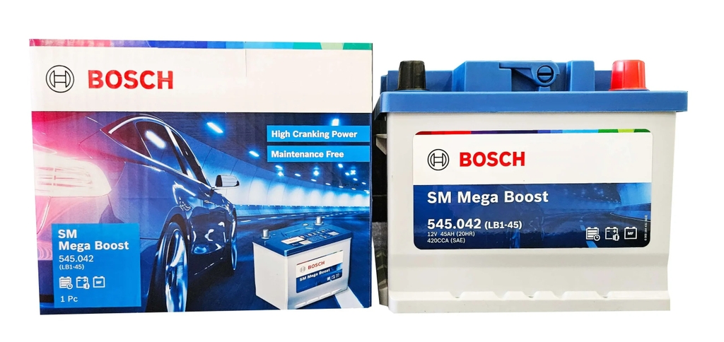 ẮC QUY BOSCH 12V - 45AH 545.042