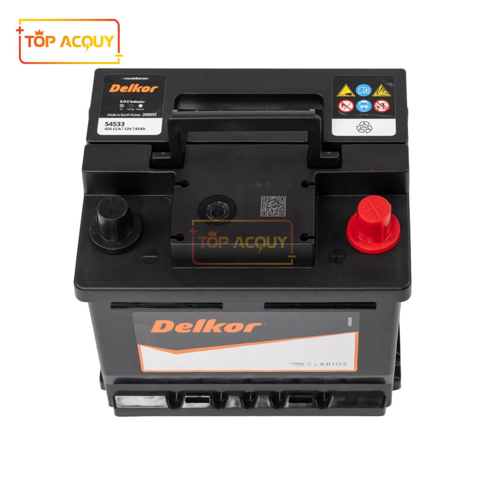 ẮC QUY DELKOR 12V - 45AH MF 54533 DIN45(L)