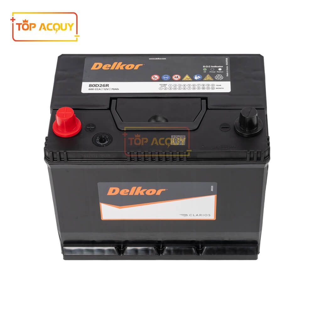 ẮC QUY DELKOR 12V - 70AH MF 80D26R