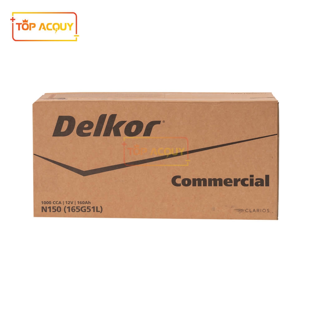 ẮC QUY DELKOR COMMERCIAL 12V - 160AH N150 (165G51L)