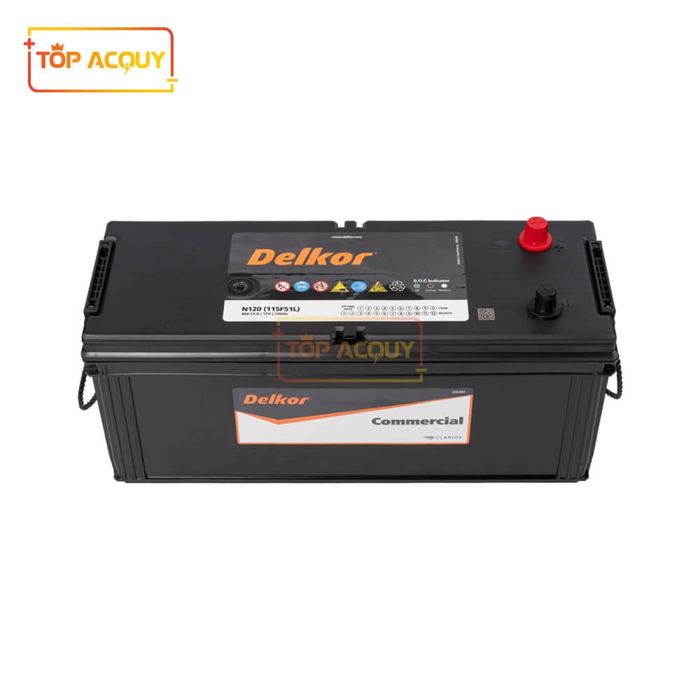 ẮC QUY DELKOR COMMERCIAL 12V - 120AH N120 (115F51L)