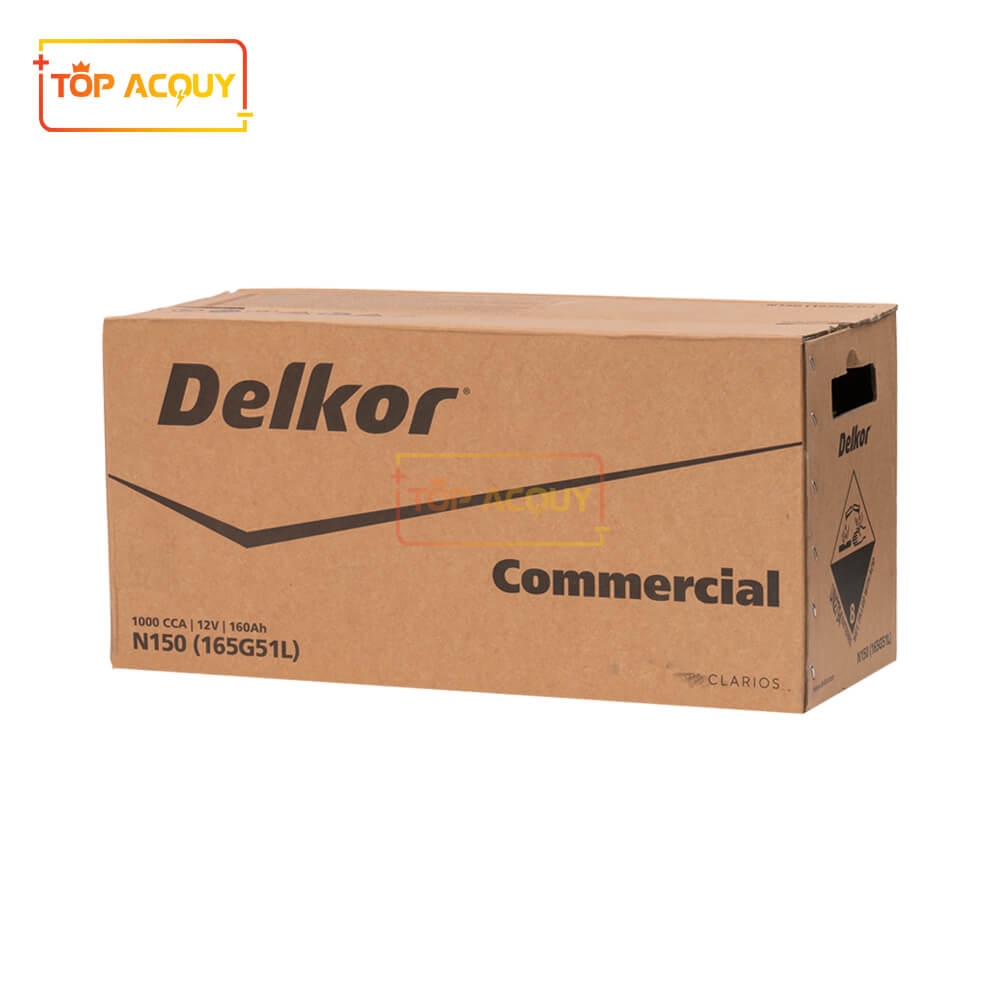 ẮC QUY DELKOR COMMERCIAL 12V - 160AH N150 (165G51L)