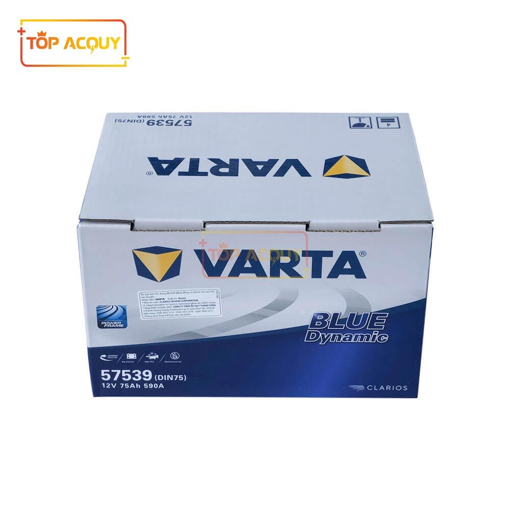 ẮC QUY VARTA 12V - 75AH 57539 DIN75(L)
