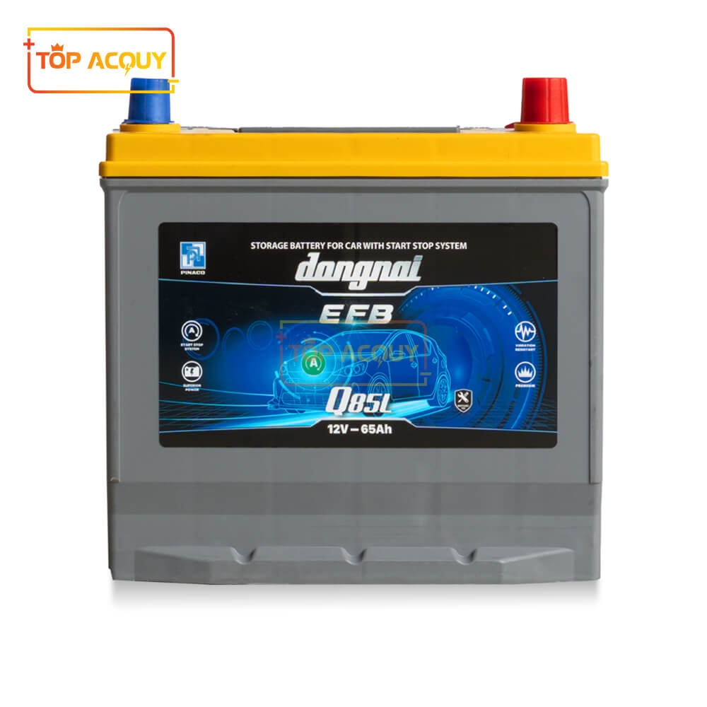 ẮC QUY ĐỒNG NAI 12V - 65AH EFB Q85L (HỖ TRỢ I-STOP/START-STOP)