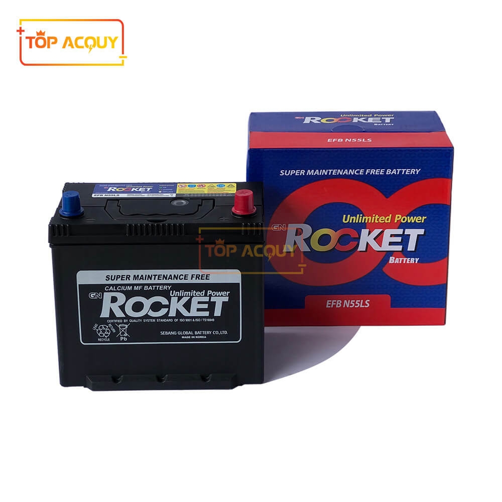 ẮC QUY ROCKET 12V - 55AH EFB N55 (START-STOP)