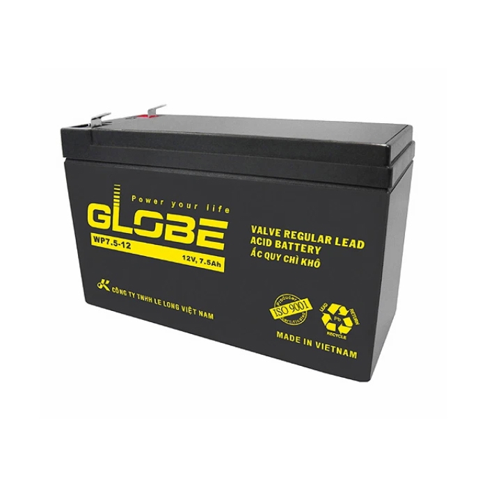ẮC QUY GLOBE 12V - 7.5AH WP7.5-12