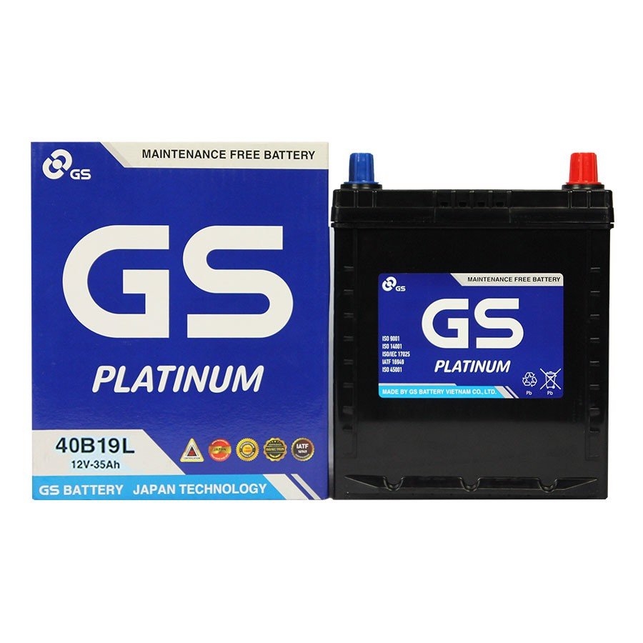 ẮC QUY GS 12V - 35AH MF 40B19L