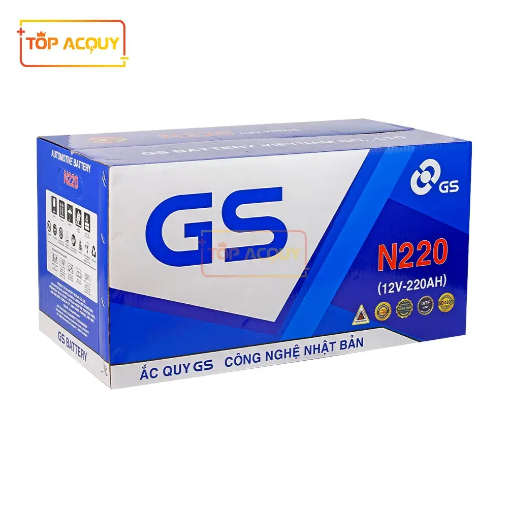 ẮC QUY GS 12V - 220AH N220