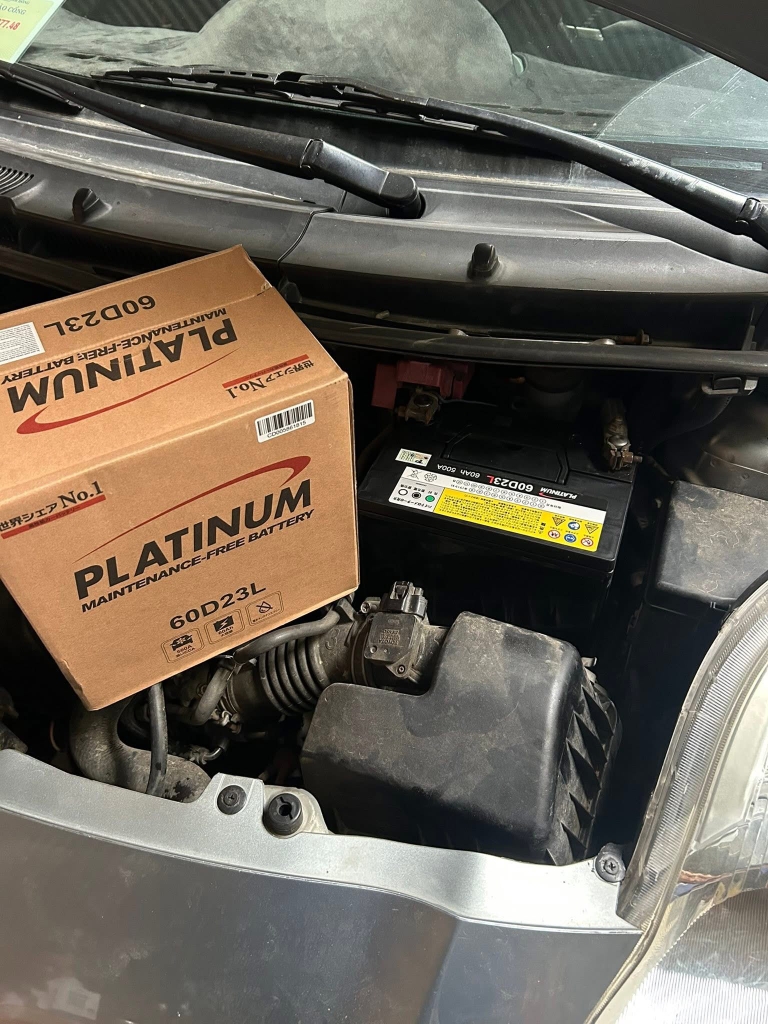 ẮC QUY PLATINUM 12V 60AH 60D23L