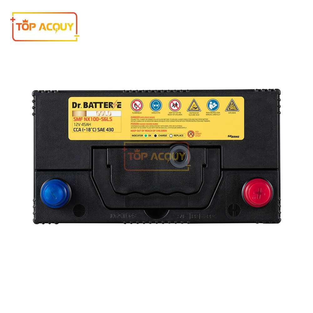 ẮC QUY DR.BATTERIE 12V - 45AH SMF NX100-S6LS