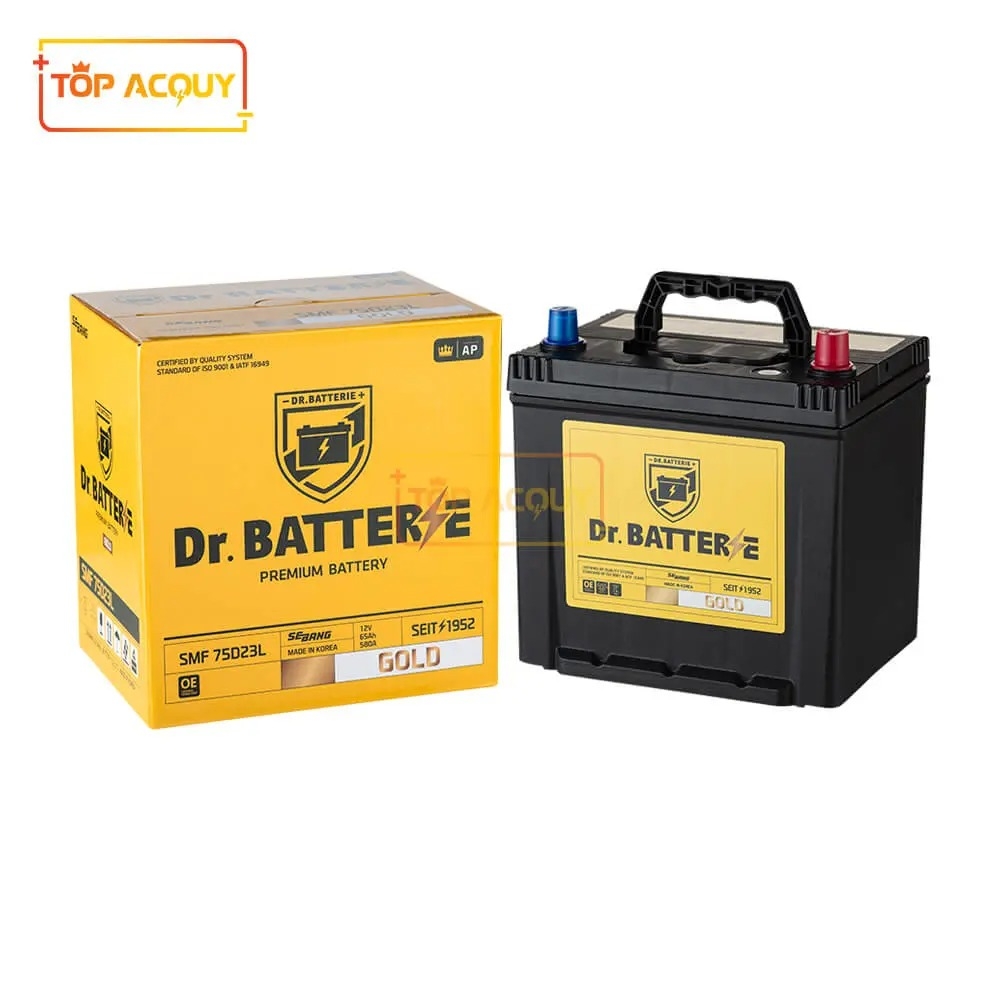 ẮC QUY DR.BATTERIE 12V - 65Ah SMF 75D23L