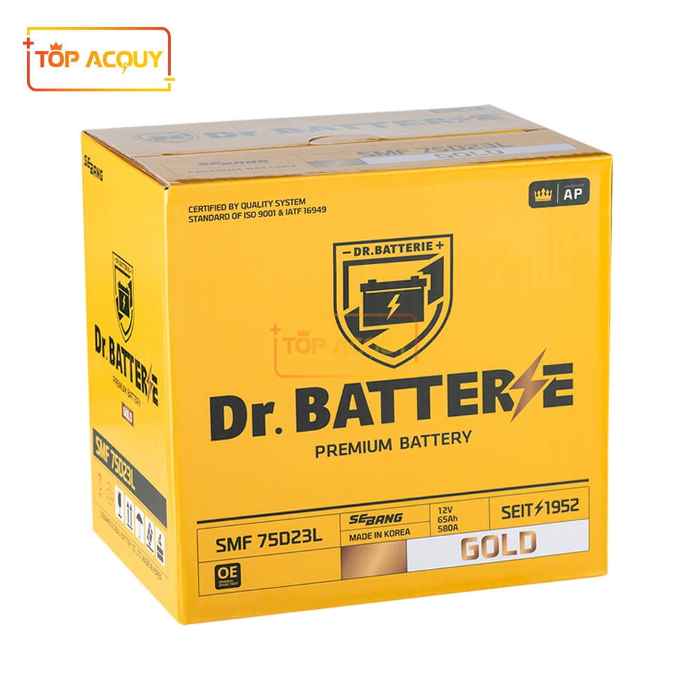ẮC QUY DR.BATTERIE 12V - 65Ah SMF 75D23L