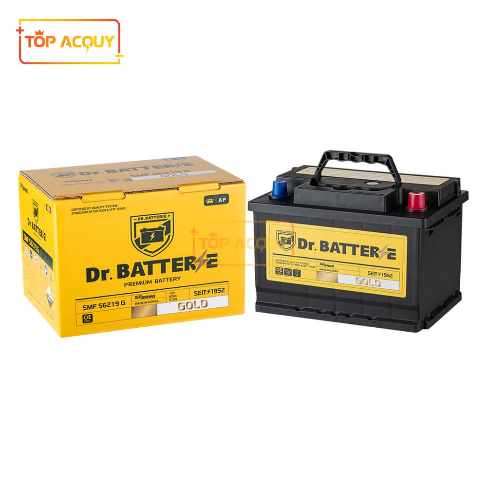 ẮC QUY DR.BATTERIE 12V - 62AH SMF 56219 DIN62(L)