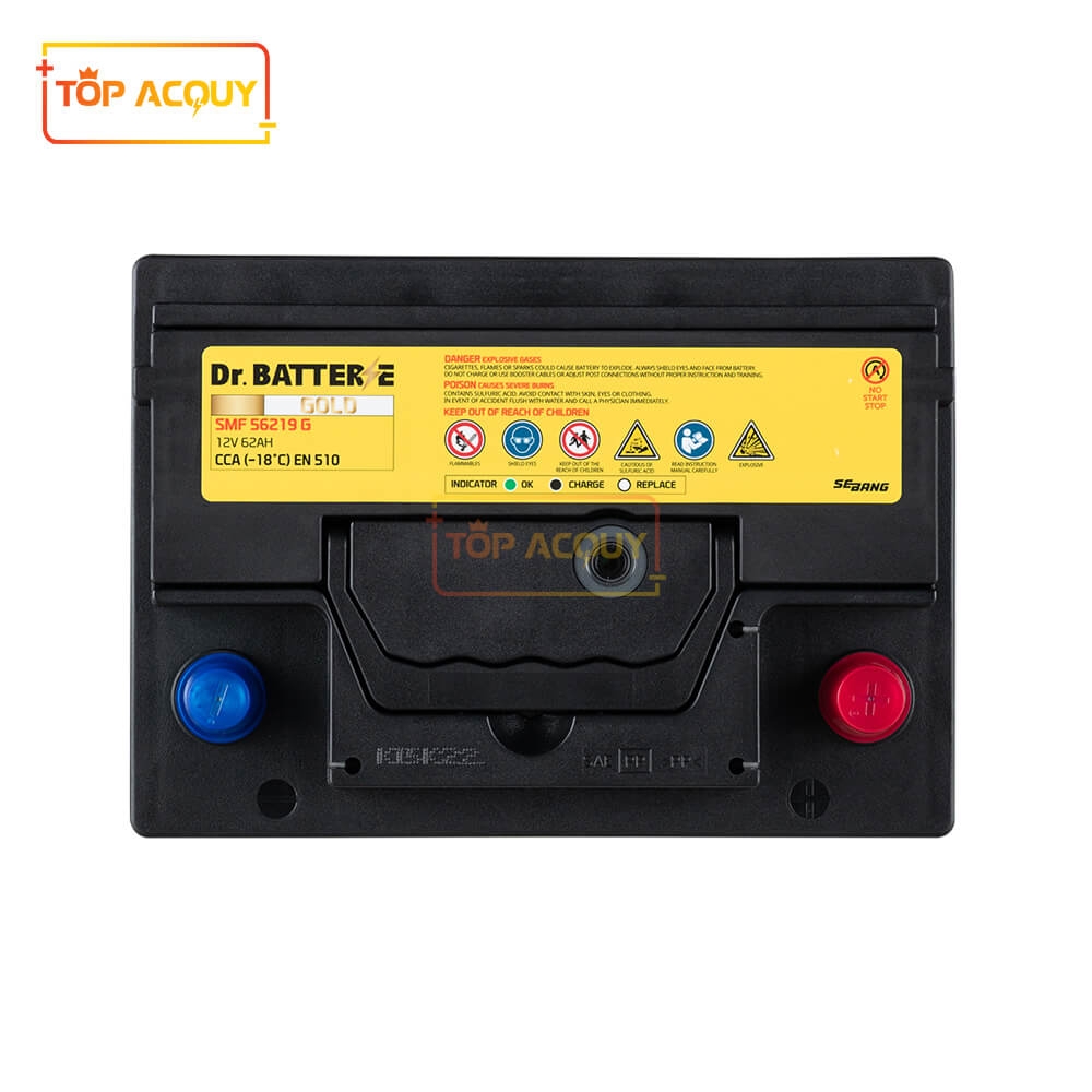 ẮC QUY DR.BATTERIE 12V - 62AH SMF 56219 DIN62(L)