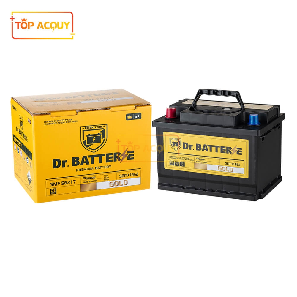 ẮC QUY DR.BATTERIE 12V - 62AH SMF 56217 DIN62(R)