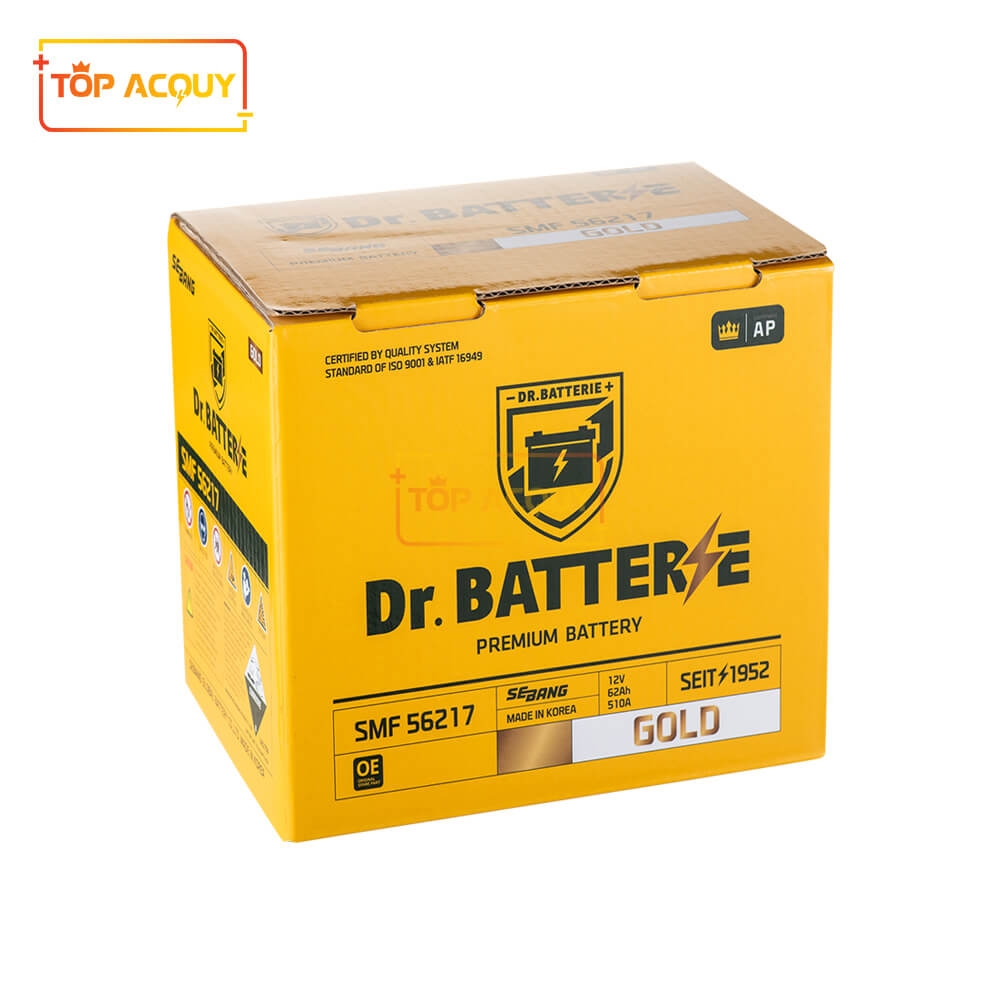 ẮC QUY DR.BATTERIE 12V - 62AH SMF 56217 DIN62(R)