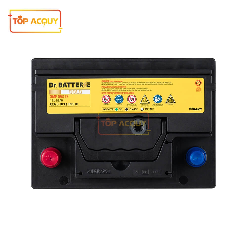 ẮC QUY DR.BATTERIE 12V - 62AH SMF 56217 DIN62(R)