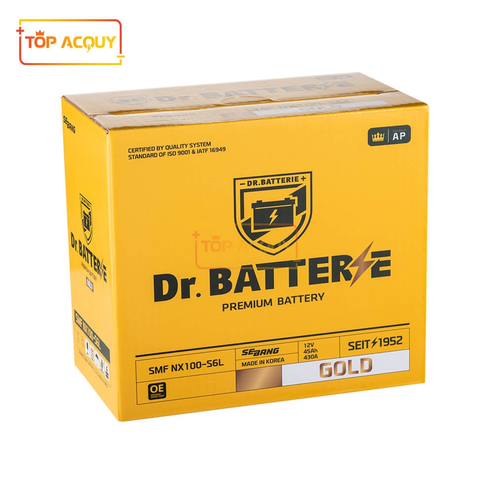 ẮC QUY DR.BATTERIE 12V - 45AH SMF NX100-S6L