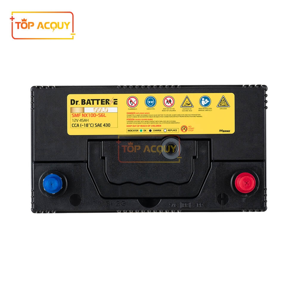 ẮC QUY DR.BATTERIE 12V - 45AH SMF NX100-S6L